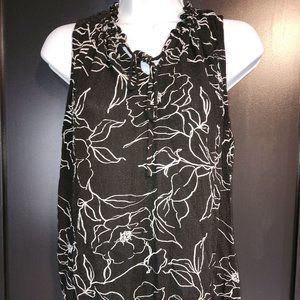 Bombeau Floral Top Sz L